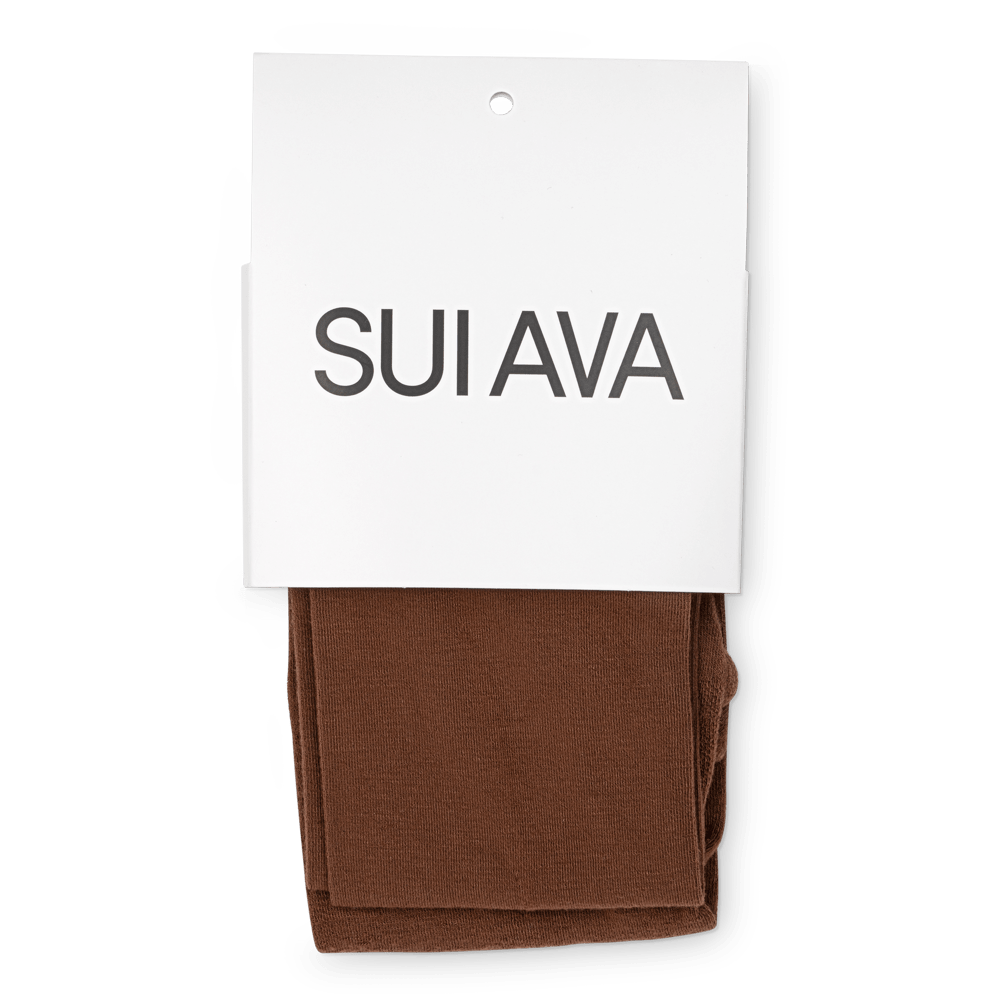 Brune bambus strømpebukser 200 denier fra SUI AVA – Feel Good Bamboo Tights