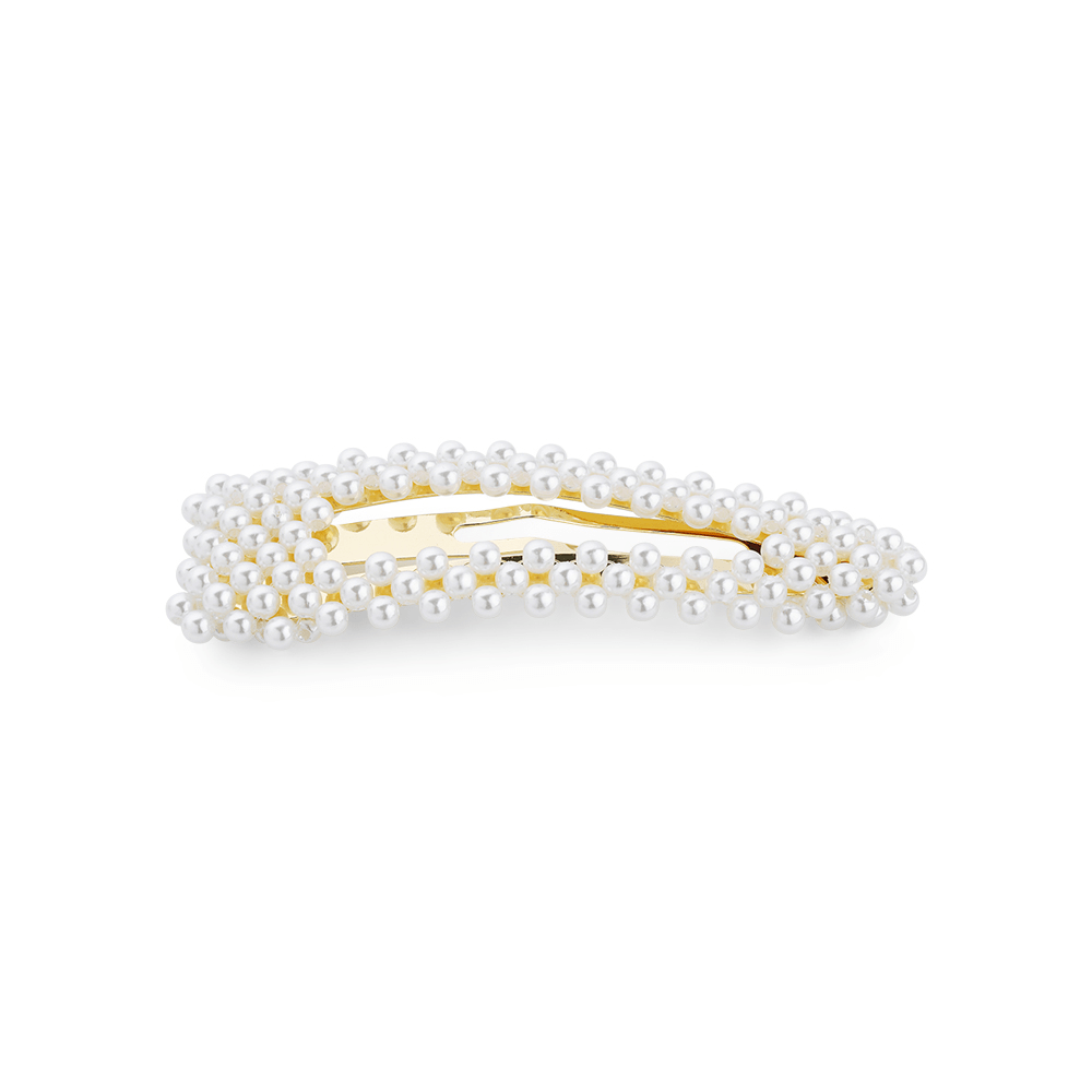 Ingrid Clip i guld med perler fra SUI AVA