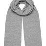 Gråt Mariah Scarf fra SUI AVA i blød strikkvalitet med broderet logo