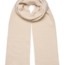 Beige Mariah Scarf i blød strik fra SUI AVA – elegant og varm til kolde dage