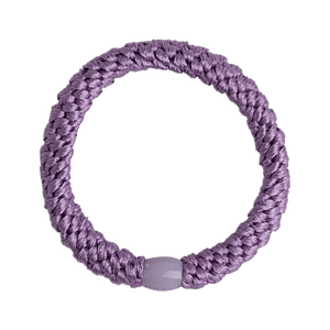 Basic Elastic hårelastik i lavendellilla med glansfuld vævning