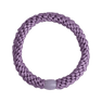Basic Elastic hårelastik i lavendellilla med glansfuld vævning