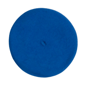 Blå uld-baret med klassisk silhuet fra SUI AVA