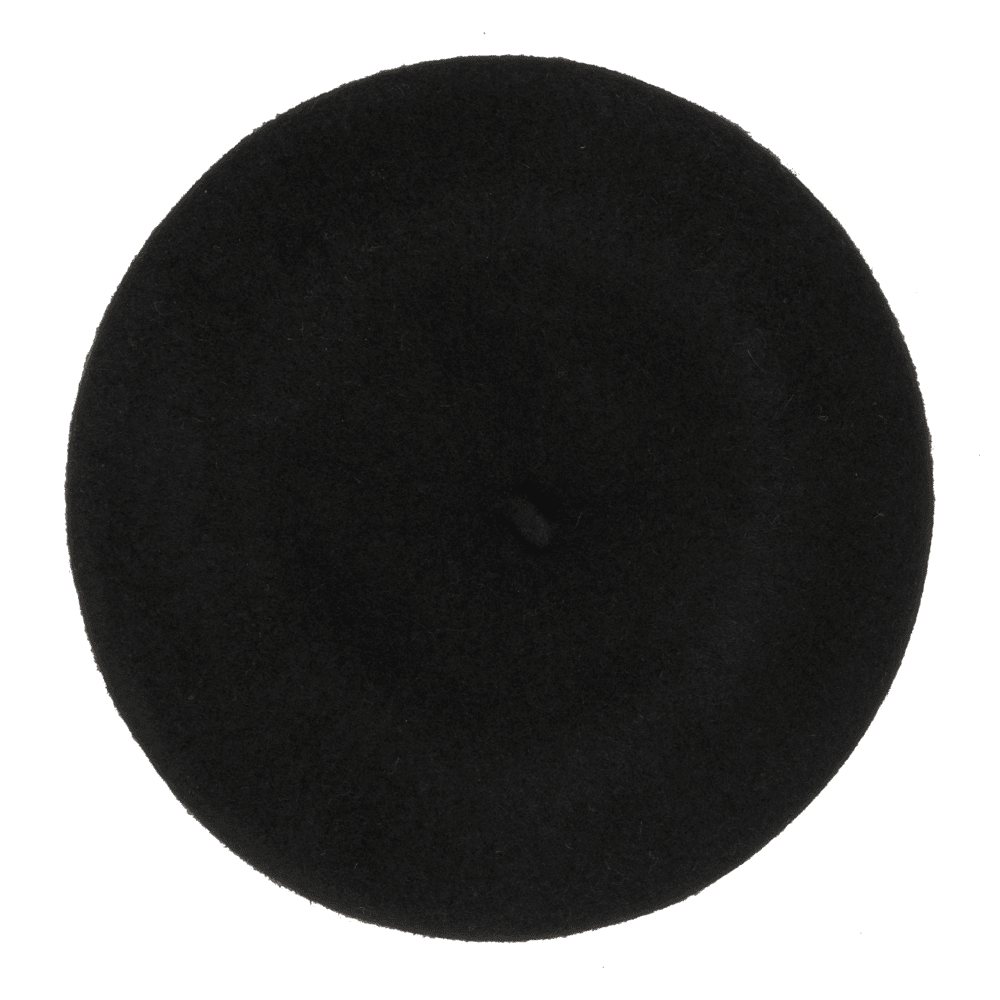 Sort baret i klassisk design – Flora Baret fra SUI AVA i uld