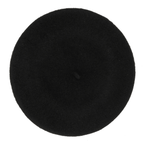 Sort baret i klassisk design – Flora Baret fra SUI AVA i uld