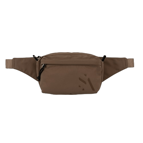 Festival Bumbag i brun – alsidig og rummelig bæltetaske med justerbar rem og flere opbevaringsrum.