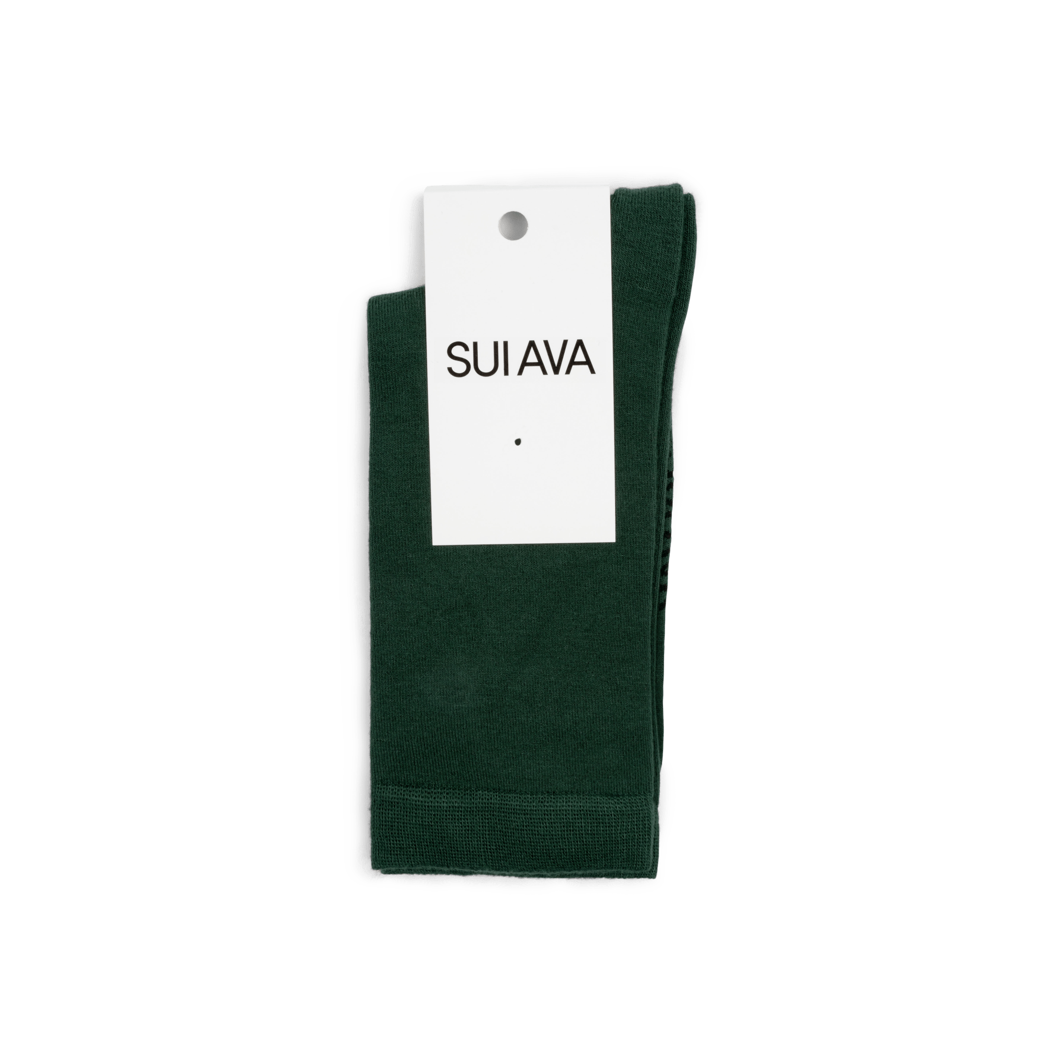 Grønne Feel Good Bamboo Socks fra SUI AVA – bløde bambusstrømper med komfort og stil