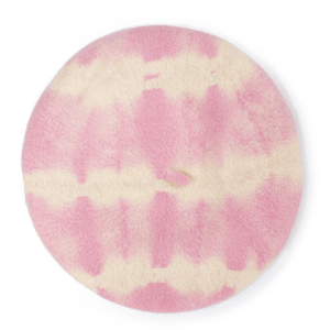 Flora Tie Dye Baret fra SUI AVA i rosa og creme med batikmønster