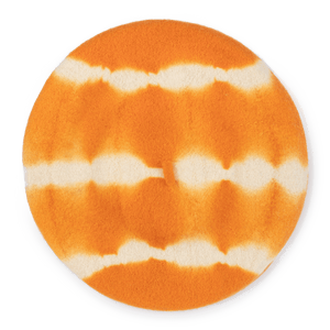 Orange Flora Tie Dye Baret med hvidt mønster – SUI AVA