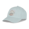 Lyseblå kasket med tryk af østers og delfiner, Aphrodite Cap fra SUI AVA.