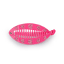 Pink fiskeben-hårklemme med glitrende hjerter – Sunny Vibes Fish Clip fra SUI AVA
