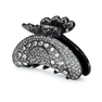 Helen Breathtaking Middle i Obsidian Black – en mellemstor hårklemme dekoreret med funklende rhinsten, der tilføjer et elegant og glamourøst touch til din frisure. Perfekt til både hverdag og festlige anledninger.