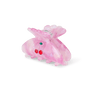 Cherry Up Mini hårklemme i lyserød med glimmer og kirsebærdetaljer.