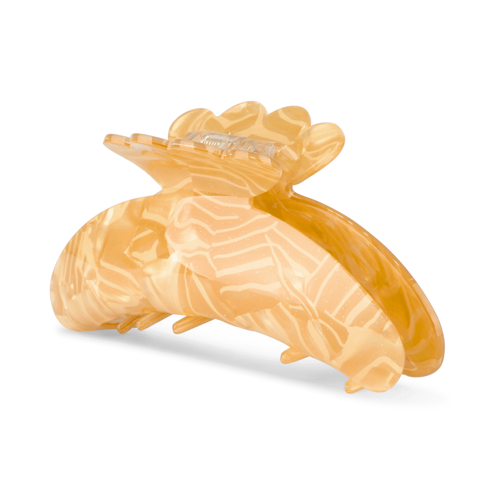 Stor hårklemme i gyldent swirl-design – Helle Memories Big fra SUI AVA