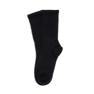 Magda Socks i sort – ribstrikkede bomuldsstrømper i klassisk sort