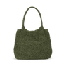 Daize Bag i matcha – elegant flettet taske med rummeligt design og holdbare materialer.