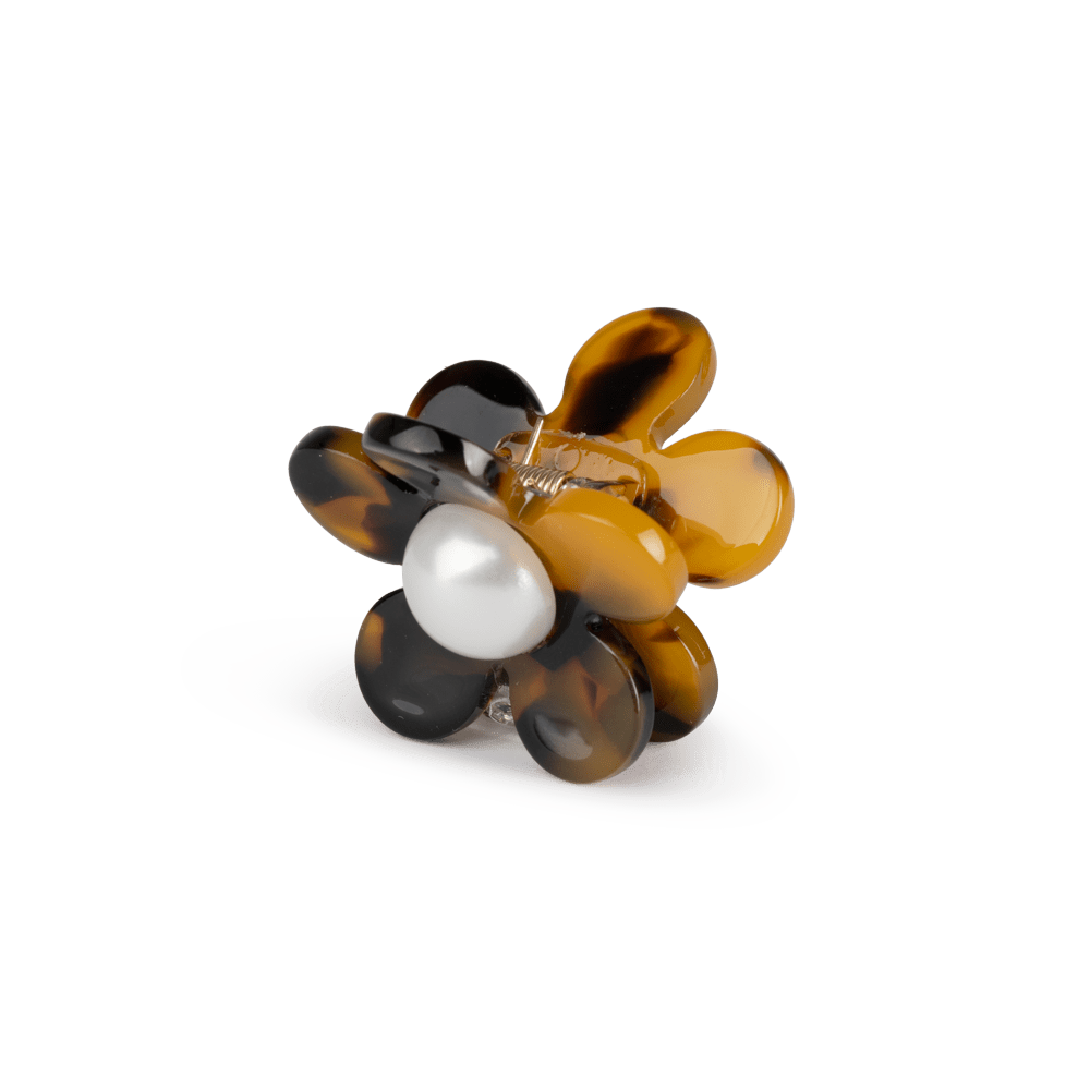 Eva Classic Flower Mini fra SUI AVA – charmerende mini hårklemme med blomsterdesign, perfekt til at tilføje et feminint og dekorativt touch til dine frisurer.