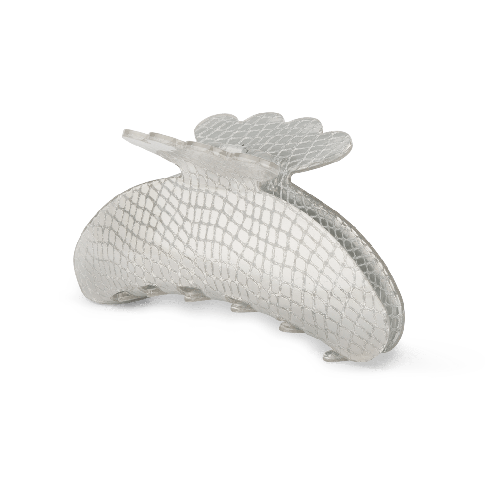 Helle Snake Big fra SUI AVA – stor hårklemme med stilfuldt slangemønster, ideel til at skabe elegante og moderne frisurer med et unikt præg.