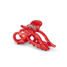 Rød Bow Elegance Mini hårklemme formet som en sløjfe.