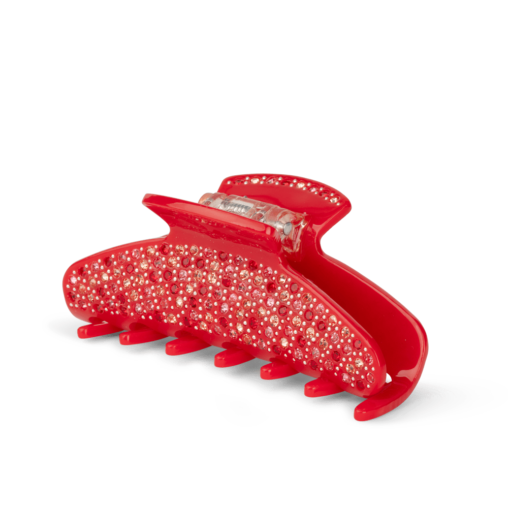 Ida Evergreen Middle fra SUI AVA – mellemstor hårklemme med et elegant og naturinspireret design, ideel til at skabe stilfulde og holdbare frisurer.