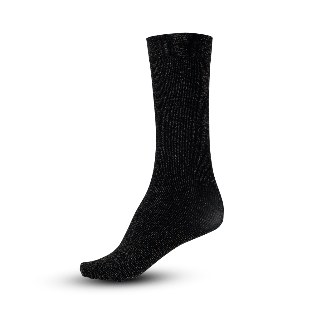 Glitter Socks fra SUI AVA – stilfulde og komfortable glimmersokker, perfekte til at tilføje et funklende og trendy touch til dit outfit.