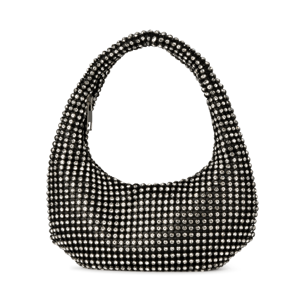 Lucille Crystal Bag fra SUI AVA – stilfuld taske med glitrende krystaldetaljer, perfekt til at skabe et eksklusivt og elegant look til festlige lejligheder.