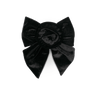 Rosie Velvet Bow i sort – stor hårsløjfe i blød sort velour fra SUI AVA