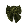 Grøn hårsløjfe i velour fra SUI AVA – Rosie Velvet Bow