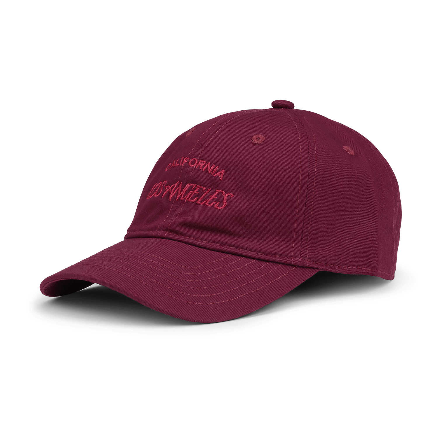 Everyday Burgundy Cap fra SUI AVA – stilfuld kasket i dyb burgundy farve, perfekt som et trendy og funktionelt tilbehør til hverdagsbrug.