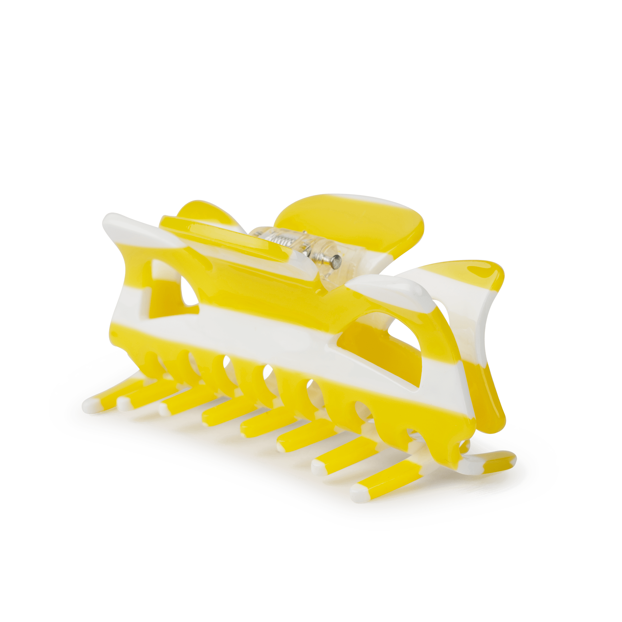 Bow Striped Big fra SUI AVA – stor hårklemme med et elegant stribet design, perfekt til at skabe feminine og stilfulde frisurer.