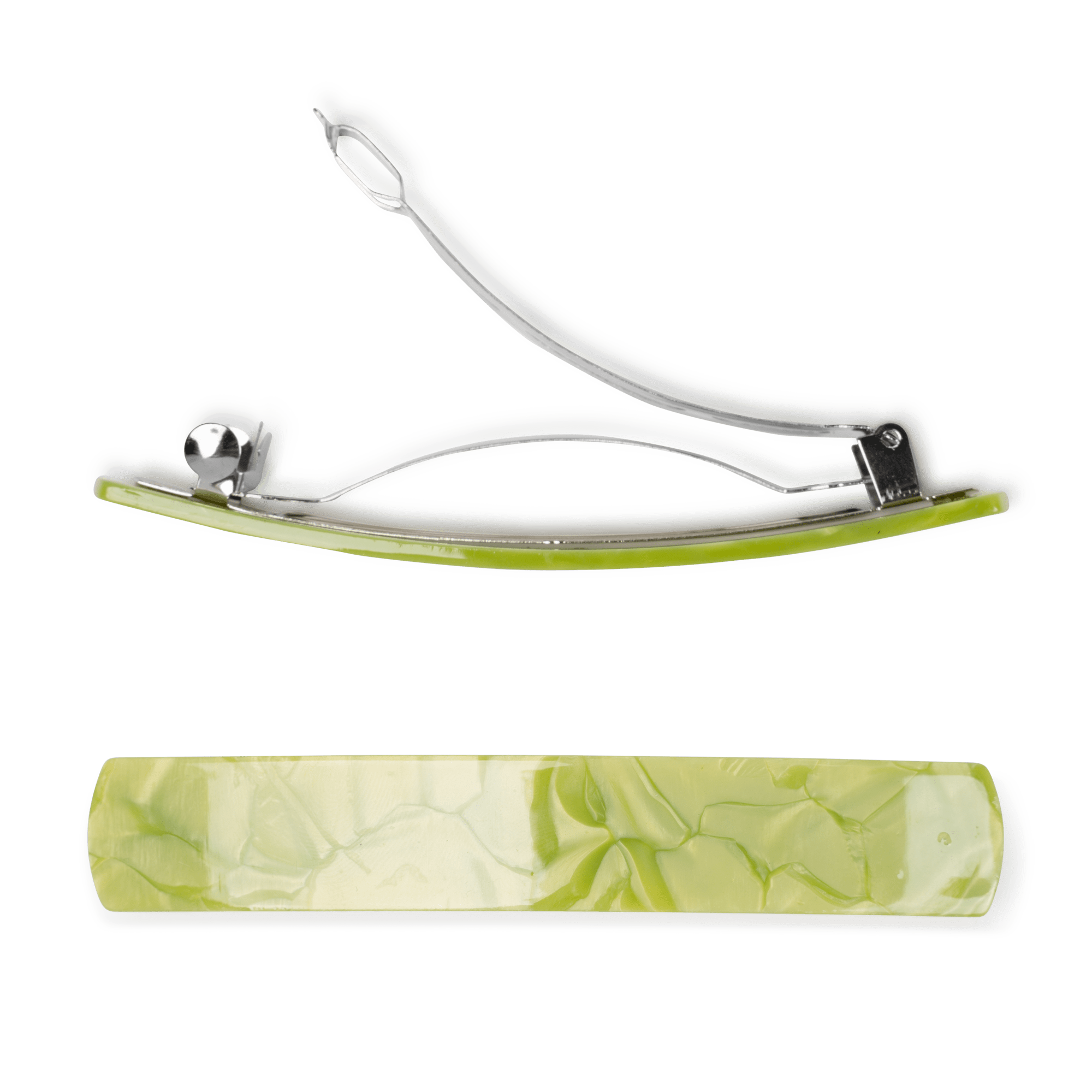 Classic Everyday Hair Clip fra SUI AVA – elegant hårklemme i en frisk grøn nuance, ideel til at tilføje et moderne og sofistikeret touch til dine hverdagsfrisurer.