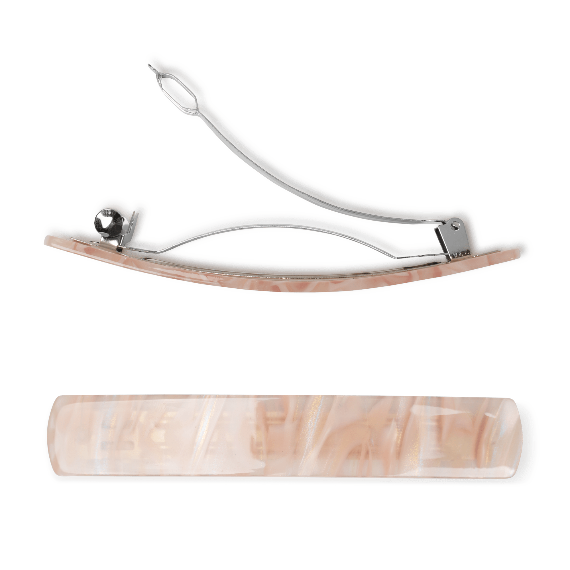 Classic Fresh Hair Clip fra SUI AVA – stilfuld hårclip i en smuk rosa nuance med et friskt og tidløst design, ideel til at skabe feminine og elegante frisurer.