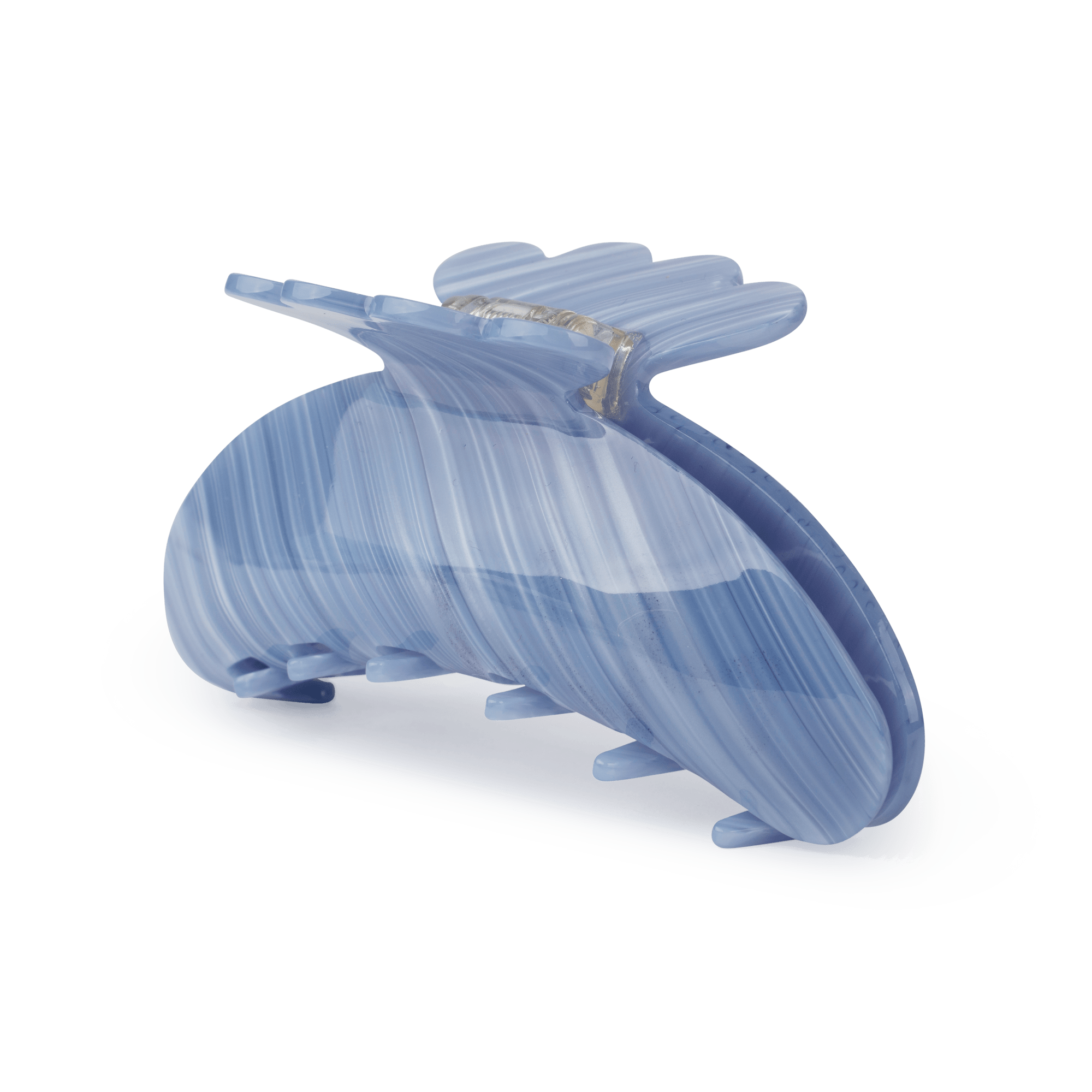 Helle Flash Big fra SUI AVA – stor hårklemme i en elegant blå nuance med et moderne design, ideel til at tilføje et stilfuldt og unikt touch til dine frisurer.