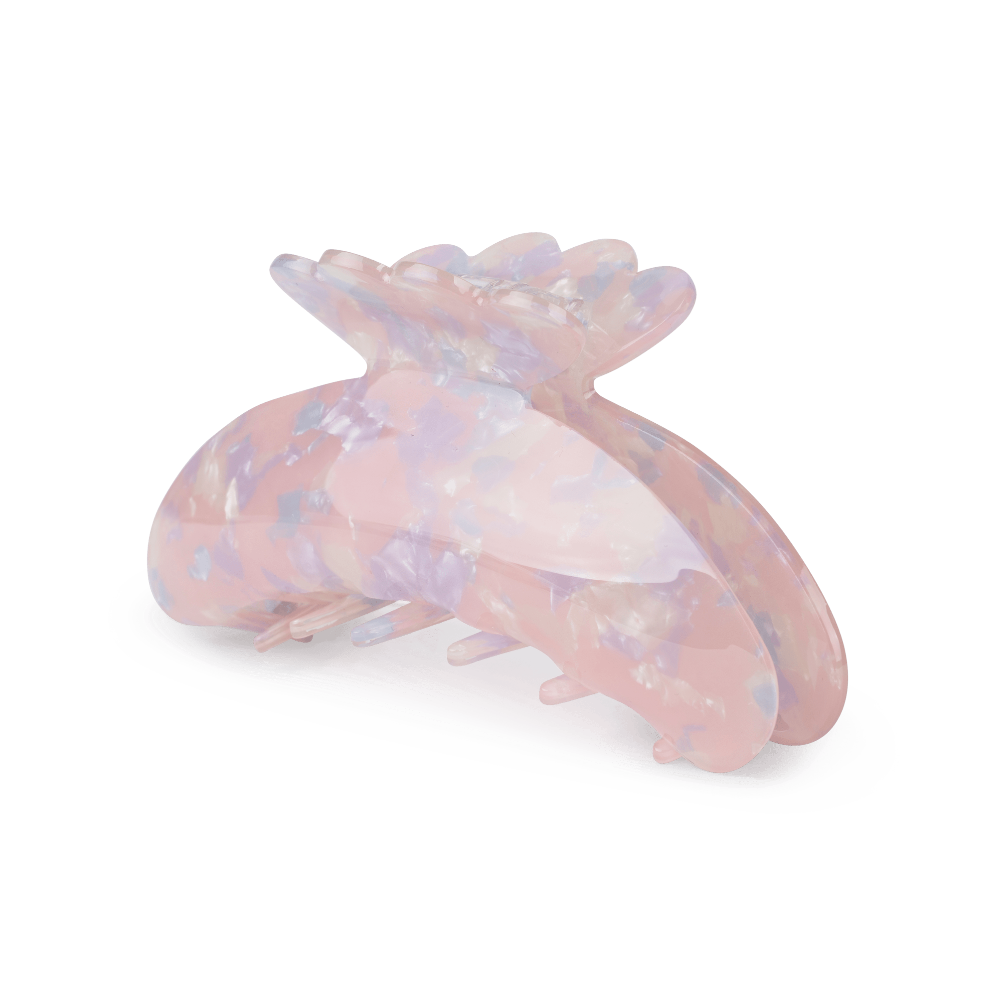 Helle Crushed Marble Big fra SUI AVA – stor hårklemme med et unikt knust marmordesign, perfekt til at skabe sofistikerede og iøjnefaldende frisurer.