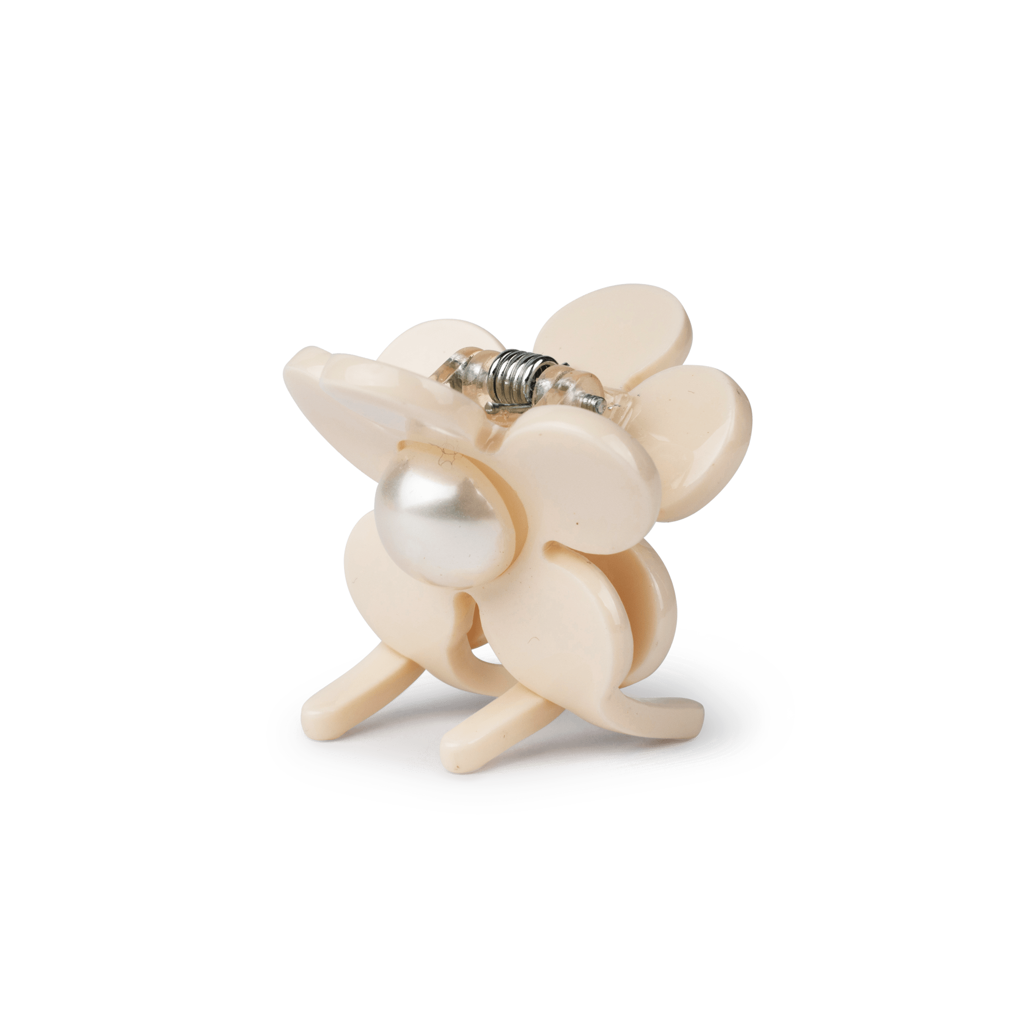 Eva Flower Pearly Mini fra SUI AVA – lille hårclip med delikate blomster- og perledetaljer, perfekt til at tilføje et feminint og elegant touch til dine frisurer.