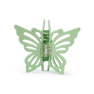 Butterfly Crystal Big fra SUI AVA – stor hårklemme i en elegant grøn nuance med glitrende krystaldetaljer og sommerfugledesign, ideel til at tilføje et unikt og feminint touch til dine frisurer.