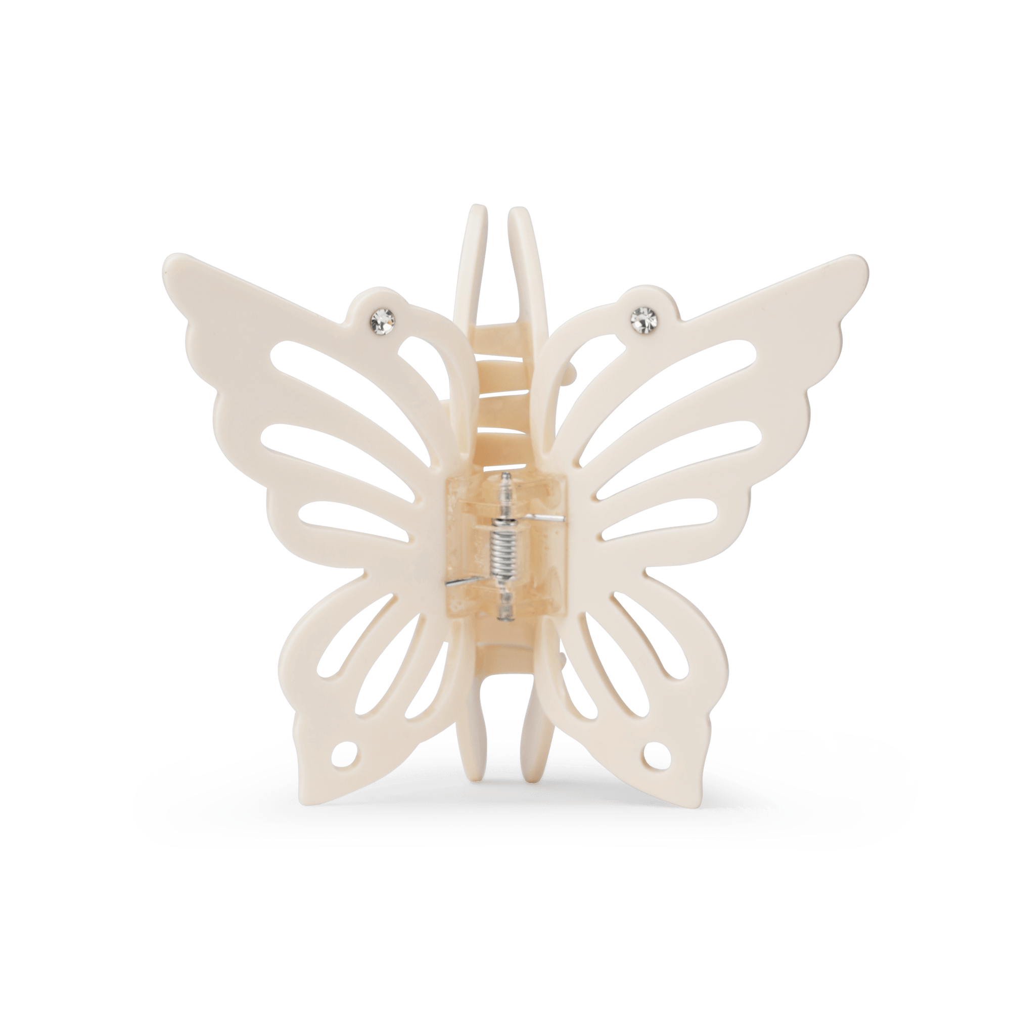 Butterfly Crystal Big fra SUI AVA – stor hårklemme med glitrende krystaldetaljer i et smukt sommerfugledesign, perfekt til at skabe feminine og iøjnefaldende frisurer.
