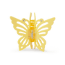 Butterfly Crystal Big fra SUI AVA – stor hårklemme i en strålende gul nuance med glitrende krystaldetaljer og sommerfugledesign, ideel til at tilføje et livligt og feminint touch til dine frisurer.