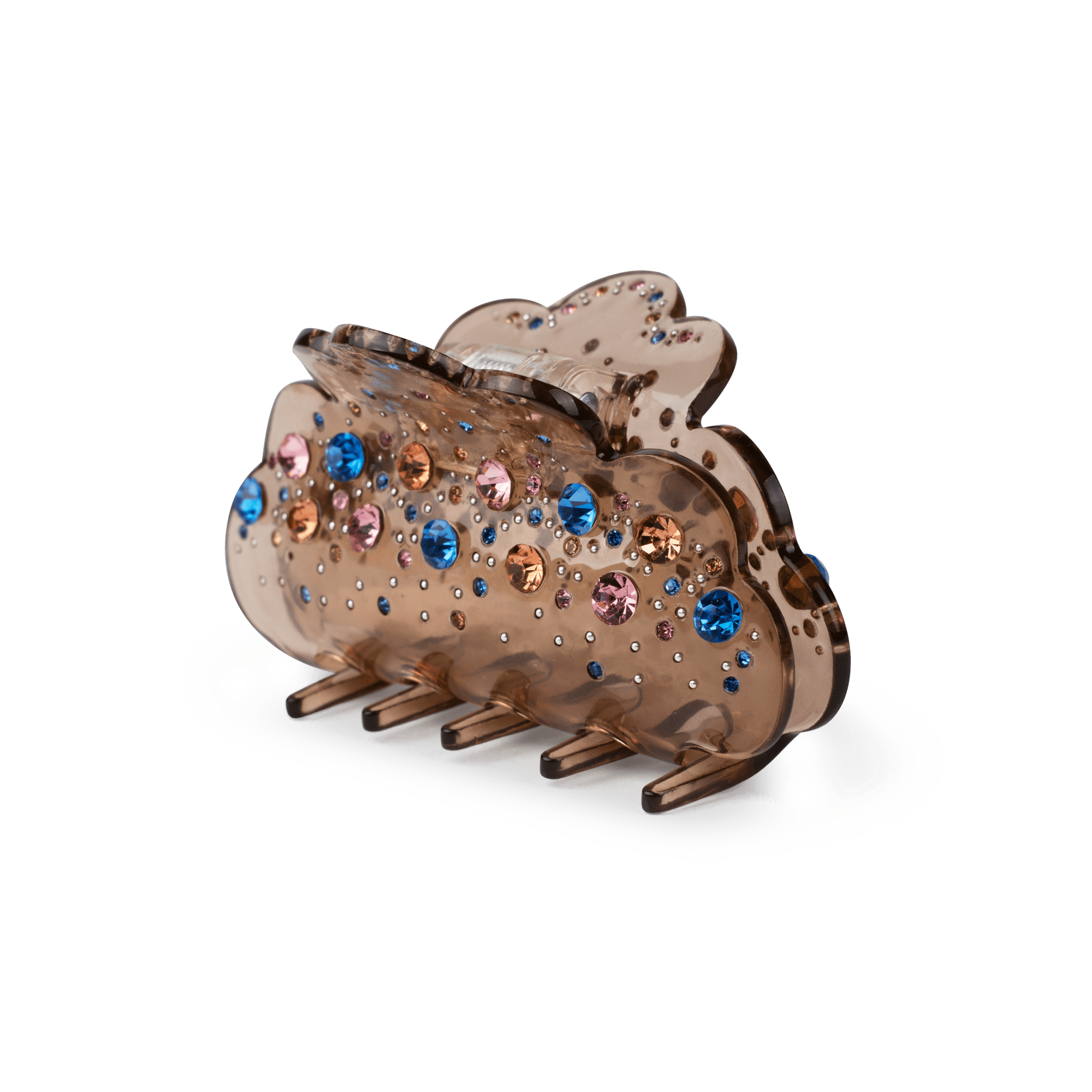 ransparent Crystal Big fra SUI AVA – stor hårklemme i et gennemsigtigt design med funklende krystaldetaljer, perfekt til at skabe elegante og sofistikerede frisurer.