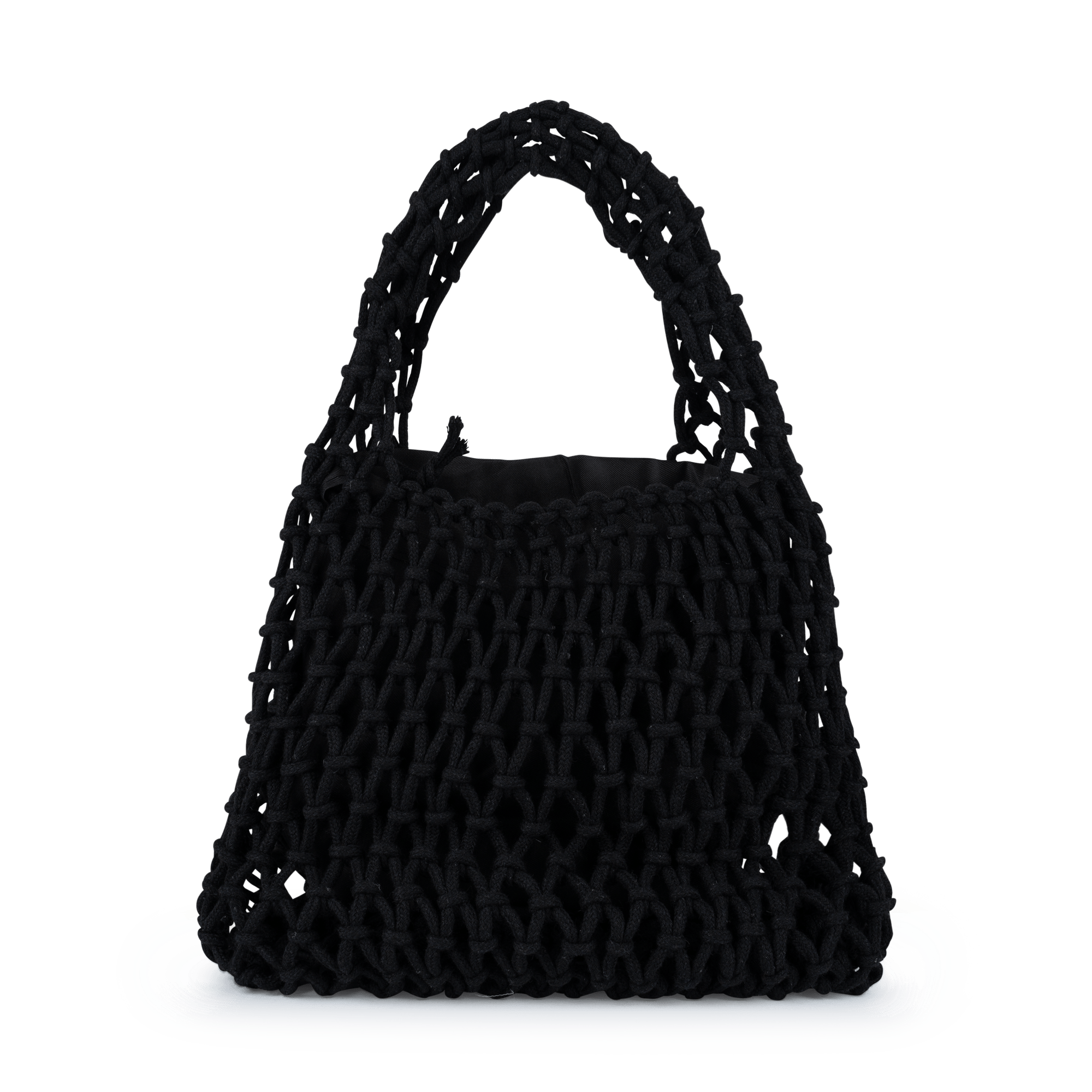 Occasion Bag i sort er en stilfuld og praktisk net-taske, perfekt til både hverdag og særlige øjeblikke. Enkel, rummelig og nem at style.