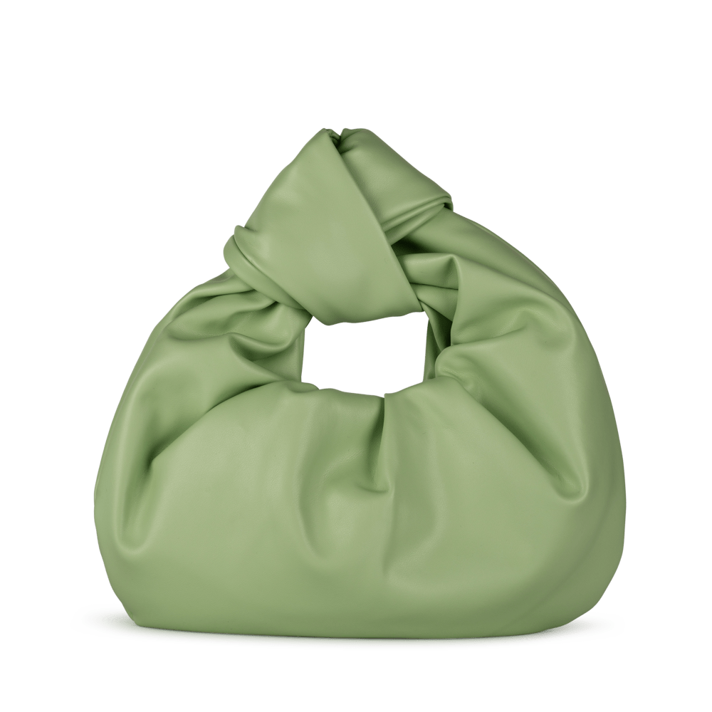 Nelly Knot Bloom Bag fra SUI AVA – elegant taske i en frisk lysegrøn nuance med knudedetaljer, ideel til at tilføje et stilfuldt og feminint touch til dit outfit.