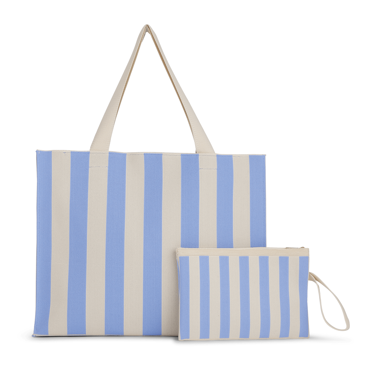 Florence Striped Set Bags fra SUI AVA – stilfuldt sæt af taske og matchende pung med moderne stribedesign, perfekt til at tilføje et elegant og praktisk touch til dit look.