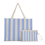 Florence Striped Set Bags fra SUI AVA – stilfuldt sæt af taske og matchende pung med moderne stribedesign, perfekt til at tilføje et elegant og praktisk touch til dit look.
