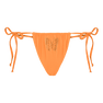 Butterfly Bikini Tanga – orange bikinitrusser med rhinestone sommerfugl og justerbare bindebånd fra SUI AVA SWIM.