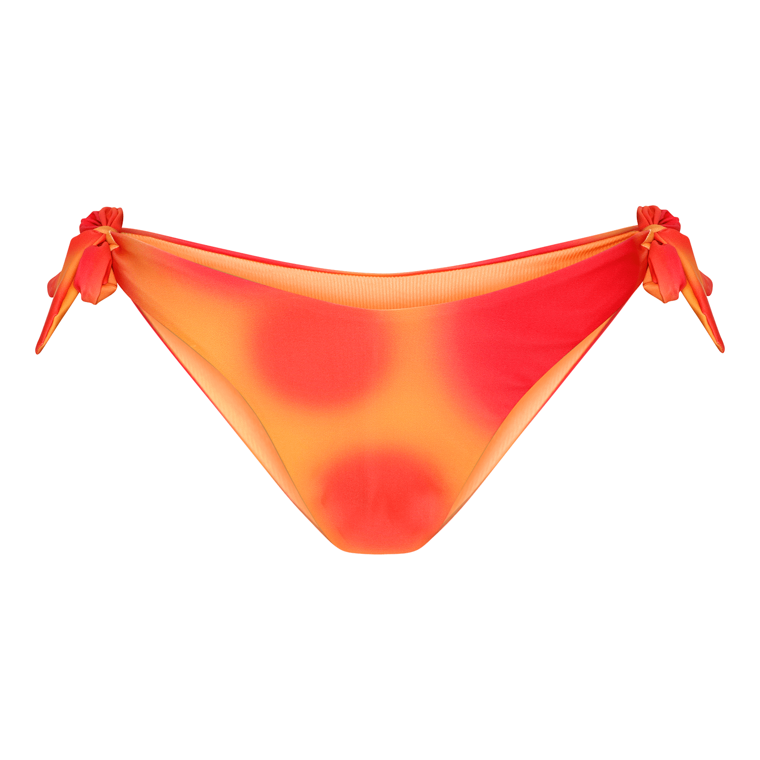 Waverly Bikini Briefs – orange bikinitrusser med justerbare bindebånd og fleksibel pasform fra SUI AVA SWIM.