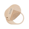 SUI AVA Mirror/Comb – elegant kam med integreret spejl, ideel til nem styling og touch-ups, perfekt til både hverdag og rejser.