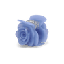 Rosie Pastel Mini – blå hårklemme med romantisk rosedesign og stærkt greb.