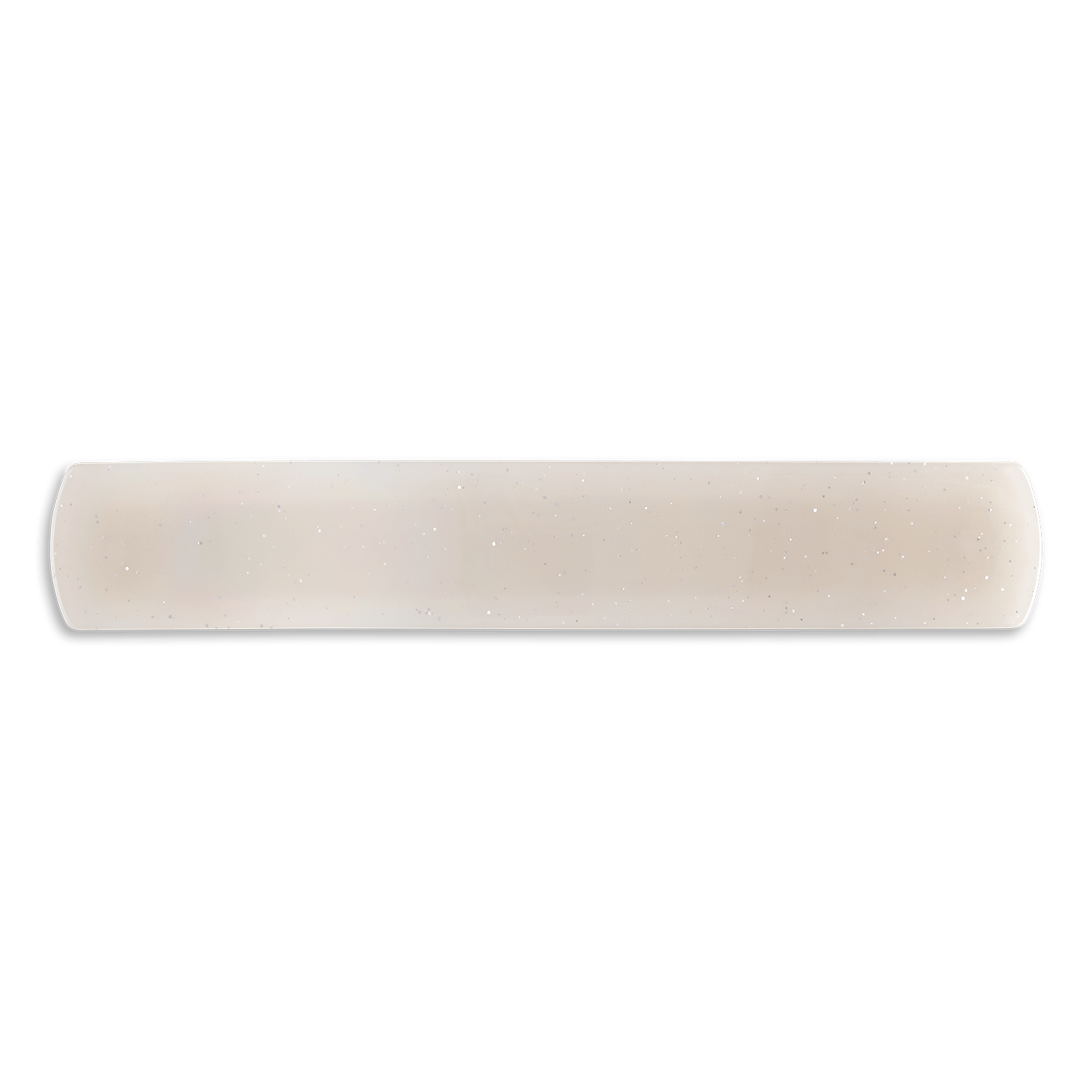 Classic Pastel Hair Clip – cremefarvet hårklemme med glitrende finish og stilrent design.