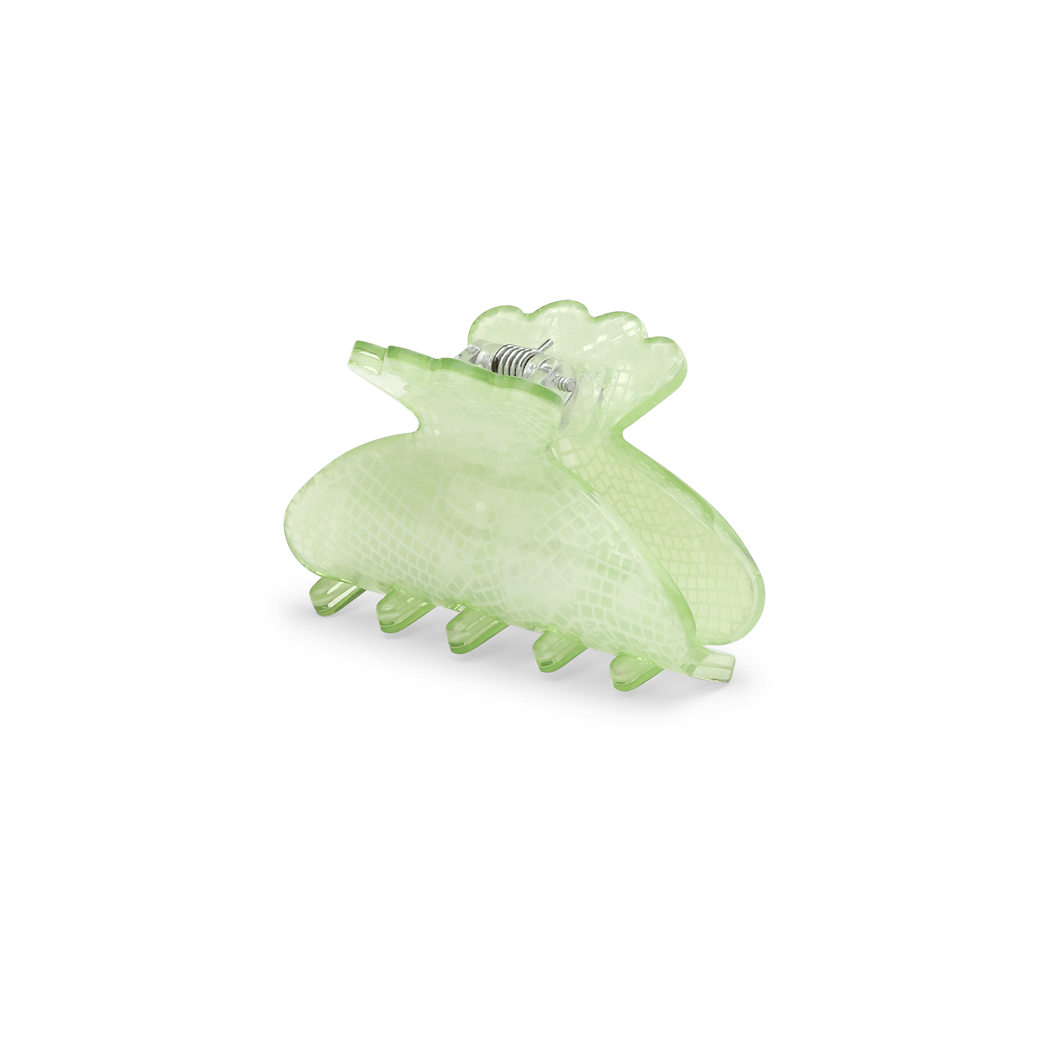 Helle Picnic Mini – grøn hårklemme med et enkelt og moderne design.