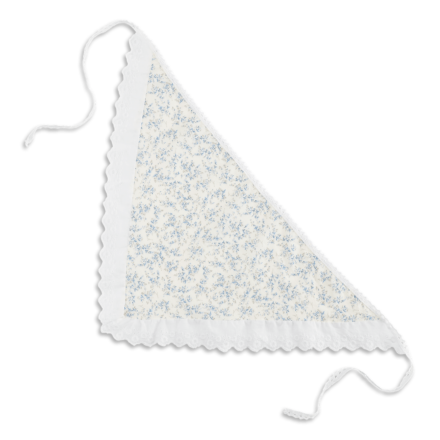 Broderie Headscarf – let og feminint hårtørklæde med blomsterbroderi